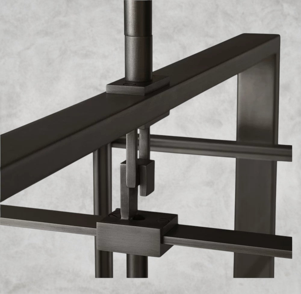 Beckman Rectangular Chandelier 54", 72"